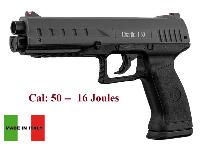 Pistolet de défense Charlie – Cal 50 - 16 Joules