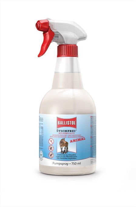 Répulsif insectes piqueurs pour animaux Ballistol Stichfrei / 750 ml