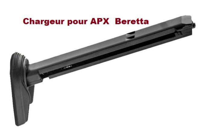 Chargeur pour Beretta APX Black Co2 Billes Acier Cal 4.5