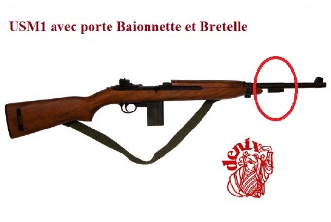 Réplique Fusil usm1 avec porte Baïonnette ET Bretelle