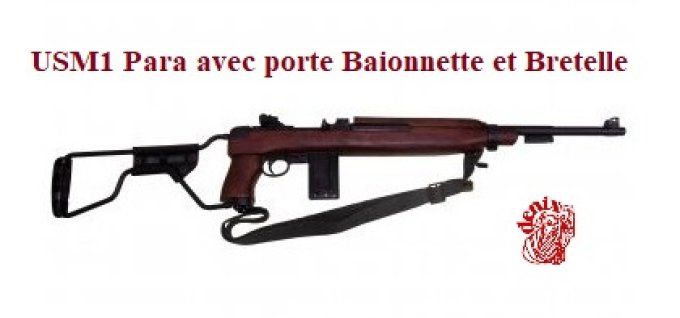 Réplique de la Célèbre USM 1 Para 1940 – 1941 AVEC Porte Baionnette avec bretelle