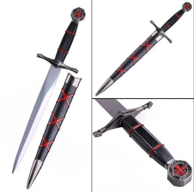 Dague d’ornement d’Ibelin Kingdom Heaven de 40 cm