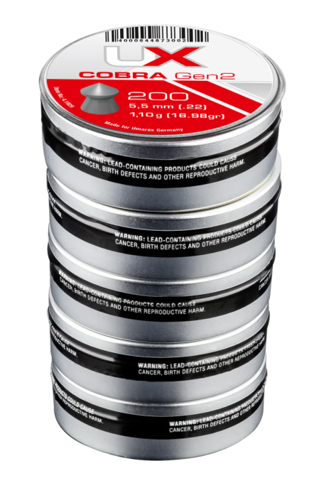 Plombs Cobra umarex « Tête POINTUE » Cal 5.5 mm 5 X 200