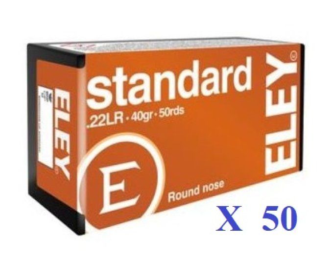 Cartouches 22LR ELEY STANDARD boite de 50