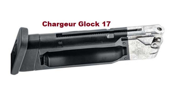 Chargeur pour Glock 17 Co2 Billes Acier Cal 4.5