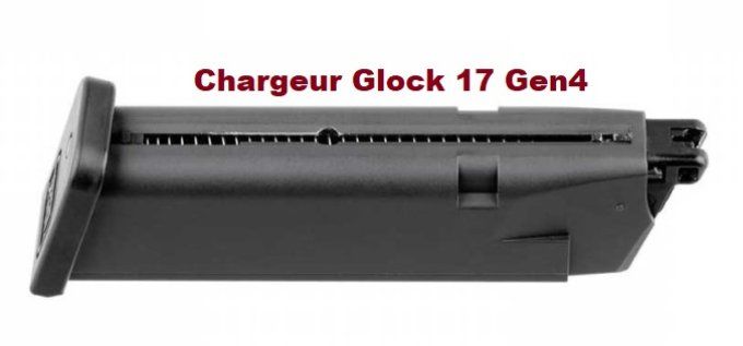 Chargeur pour Glock 17 GEN4 Co2 Billes Acier Cal 4.5