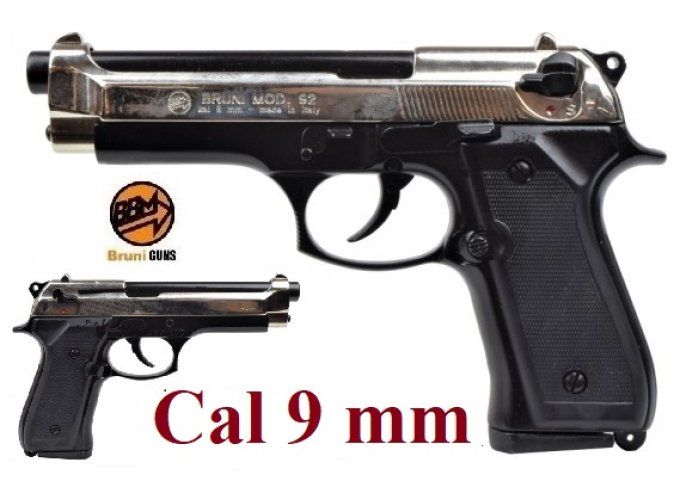 Pistolet BERETTA Bicolor Mod 92 Cal. 9mm PAK