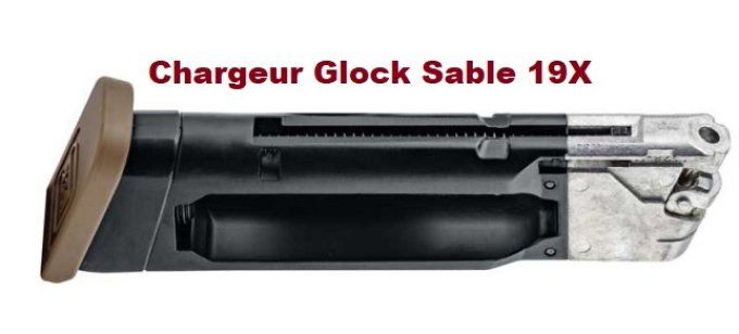 Chargeur pour Glock Sable 19X Co2 Billes Acier Cal 4.5