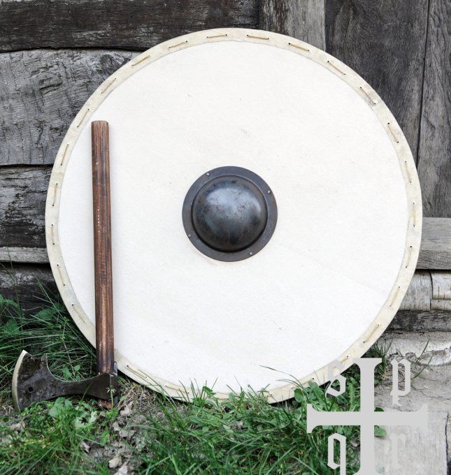 Bouclier vikink bois et toile