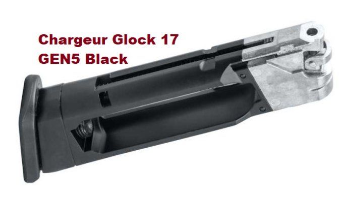 Chargeur pour Glock 17 Gen5 Co2 Billes Acier Cal 4.5