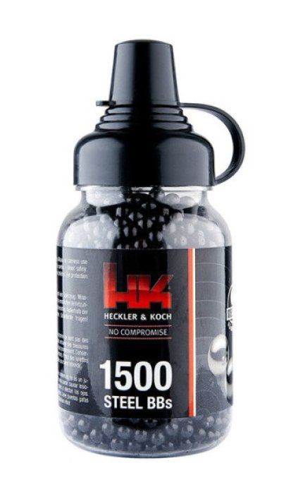 Biberon de 1500 BILLES Acier HK de Cal. 4.5 mm