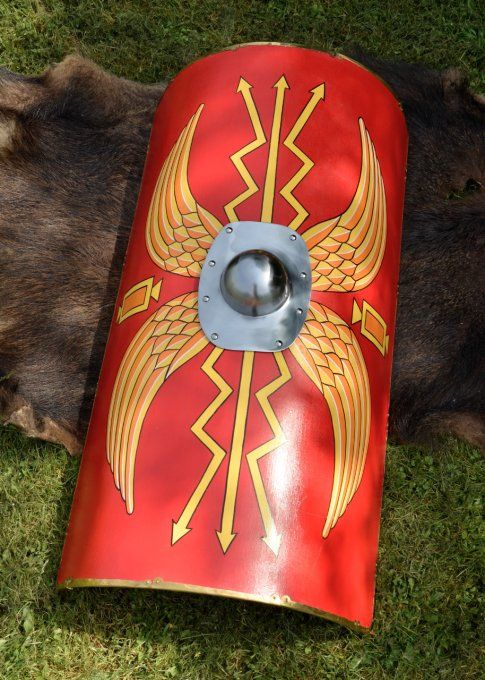 Scutum bouclier Legionnaire Romain bois de 107 cm