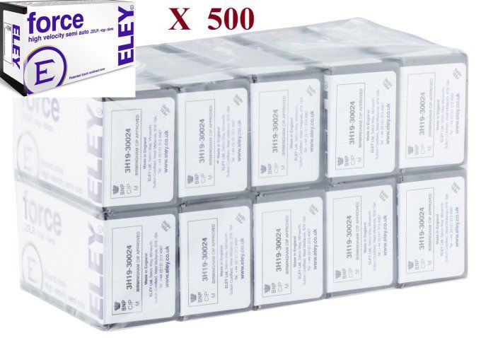 Cartouches 22LR ELEY Force boite de 500