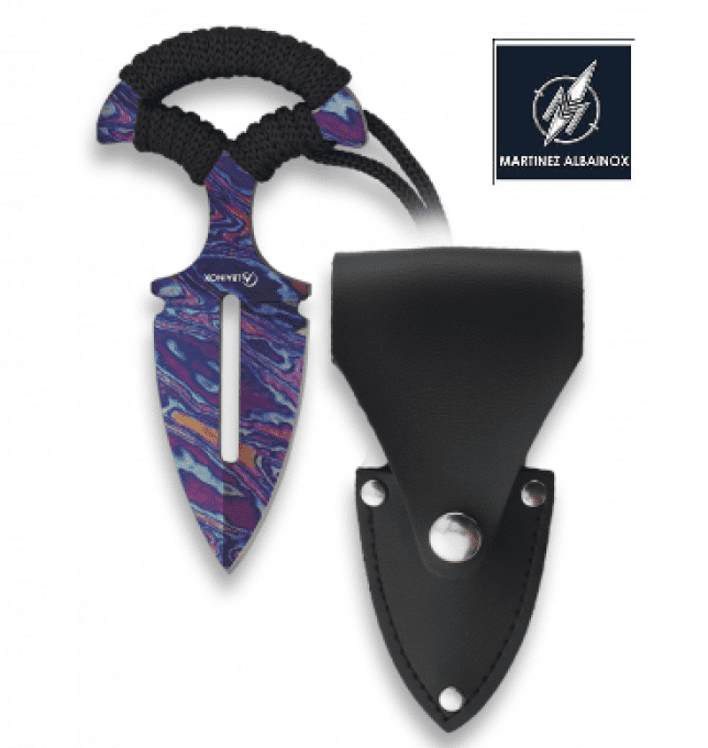 Couteau de Ceinture Push Dagger Colorful