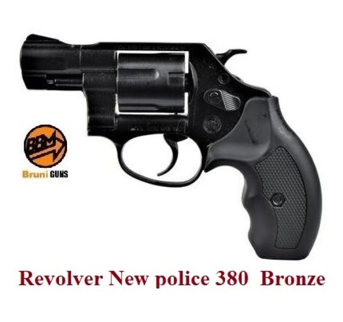 Revolver New police 380 Bronze à blanc uniquement