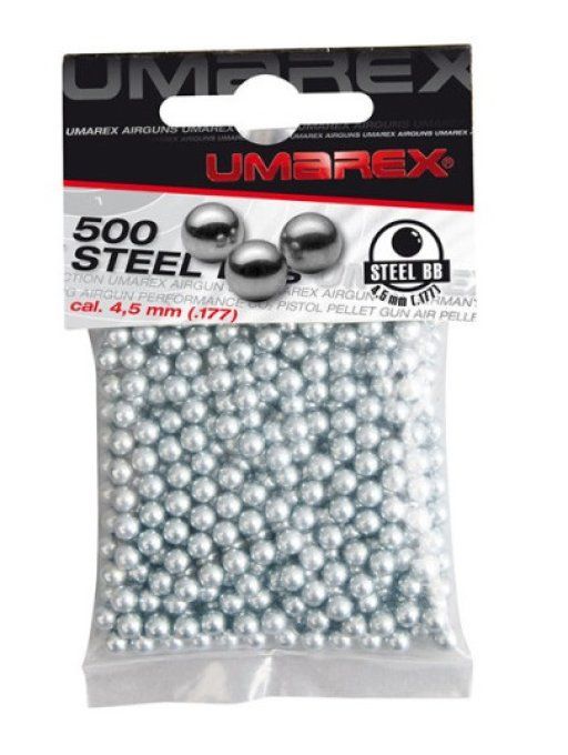 Sachet de 500 BILLES Acier umarex de Cal. 4.5 mm