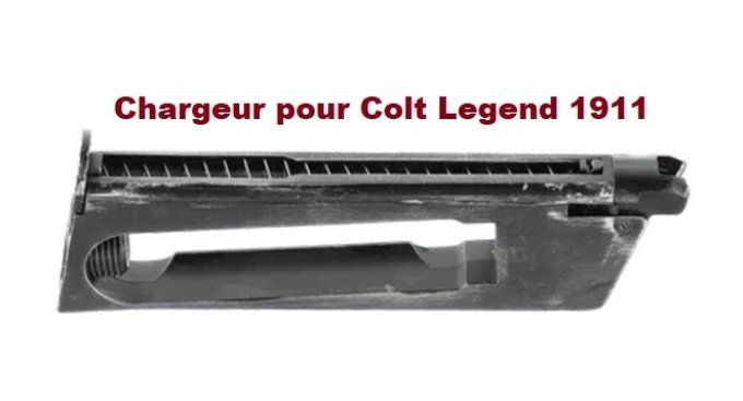 Chargeur pour Pistolet Legends 1911 - Co2 Billes Acier Cal 4.5