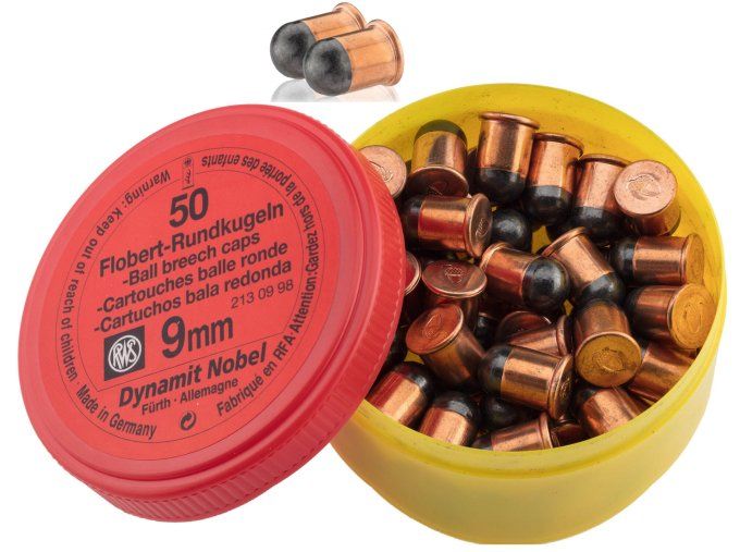 Cartouche Boite de 50 Balles ronde 9 mm Flobert