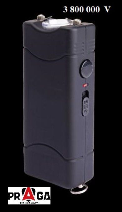 Shocker électrique Mini rectangle de 3 800 000 Volts avec Led (Type Taser)