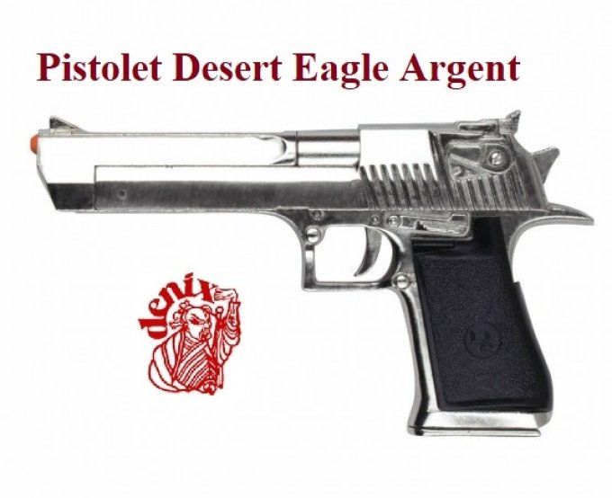 Réplique Pistolet Désert Eagle Argent