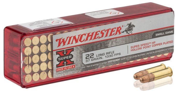 Cartouches super X Cal.22LR boite de 100