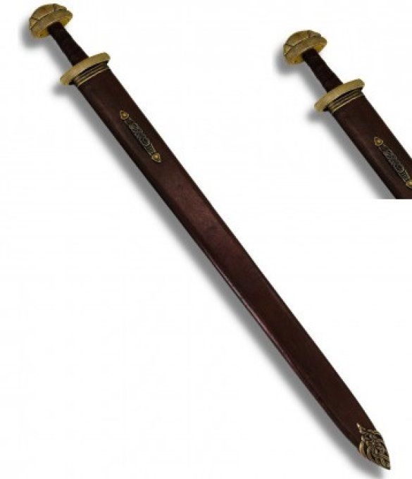 Epée forgée de Jarl Viking finition bronze