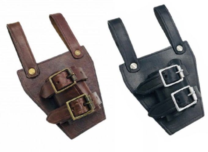 Porte épée cuir Brun ou Noir