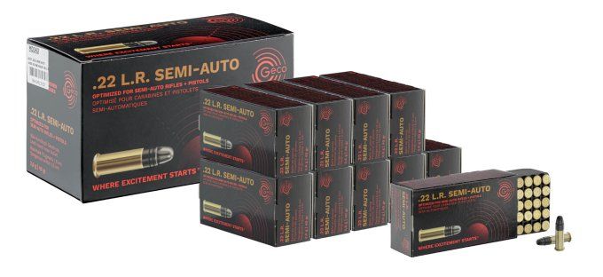 Cartouches 22LR Geco Semi Auto X 500