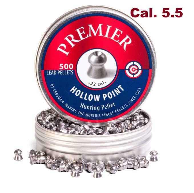 PLOMB Crosman Premier HOLLOW POINT 5.5 mm Boite de 500