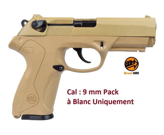 Pistolet Mod. P4 Sable Désert Cal. 9mm à blanc uniquement