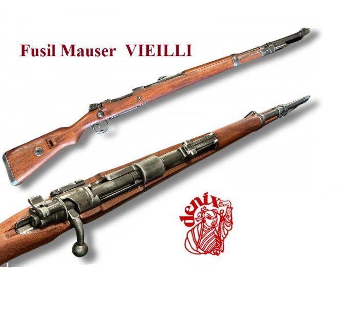 Réplique FUSIL MAUSER K98 VIEILLI