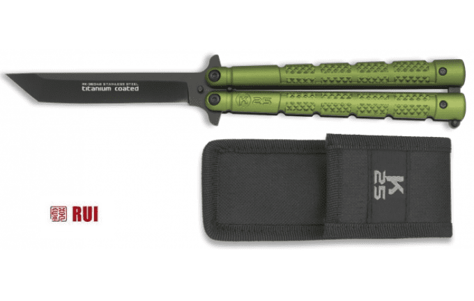 Papillon Tactique vert kaki RUI/K25