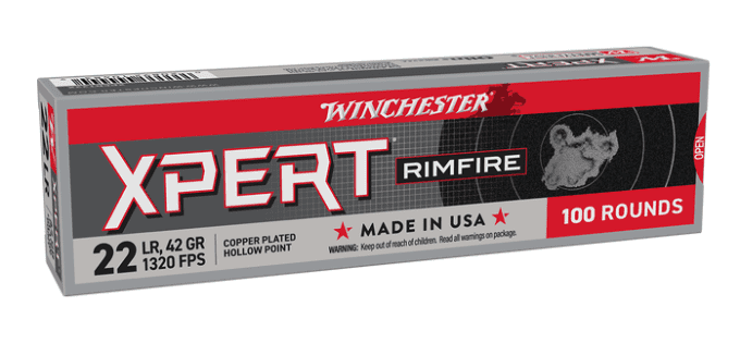 Cartouches Cal.22LR EXPERT CP – 42 gr boite de 100