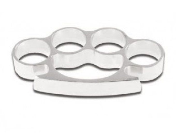 Poing Américain Robuste Silver