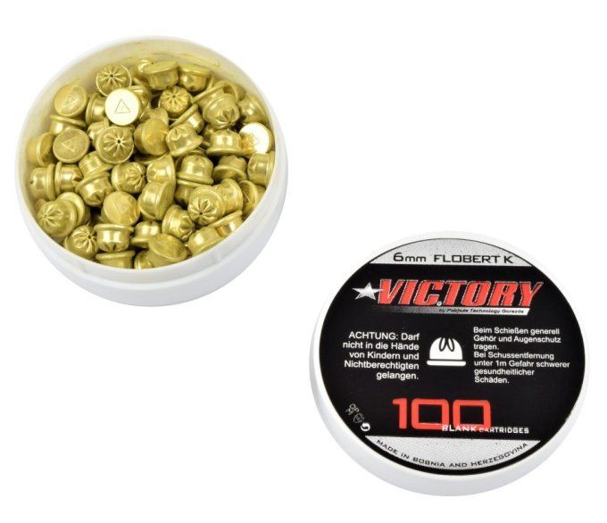 Boite de 100 Cartouches Cal. 6 mm Flobert x 100 Victory