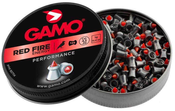 Plombs Gamo Red Fire « Tête POINTUE » Cal 4.5 mm Boite de 125