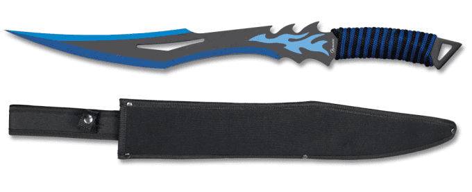 Machette lame bleu de 37.5 cm