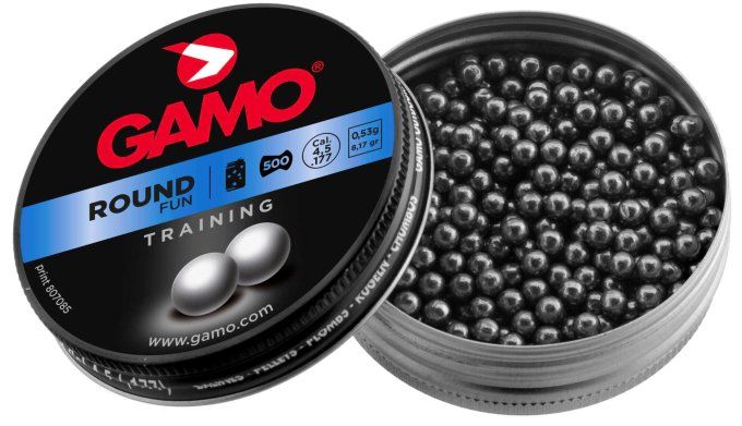 Plombs Gamo Rond Fun - Cal 4.5 mm Boite de 500
