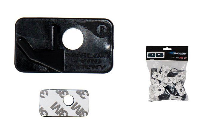 Repose flèches autocollant Tyro Sticky noir droitier x 50