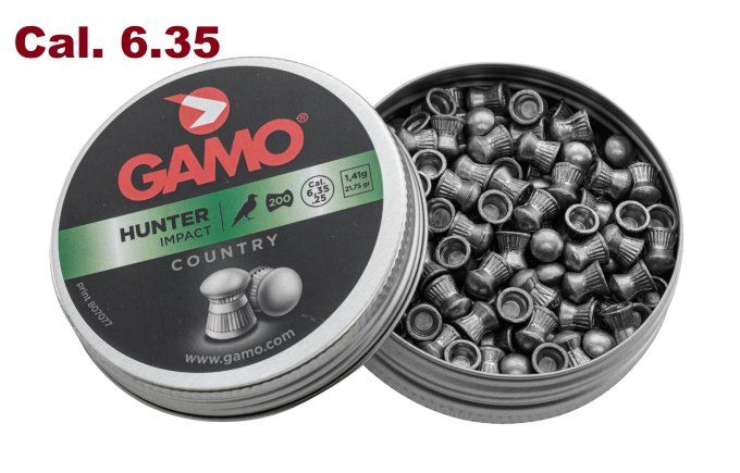 Plombs Hunter tête ronde - Cal 6.35 mm X 200