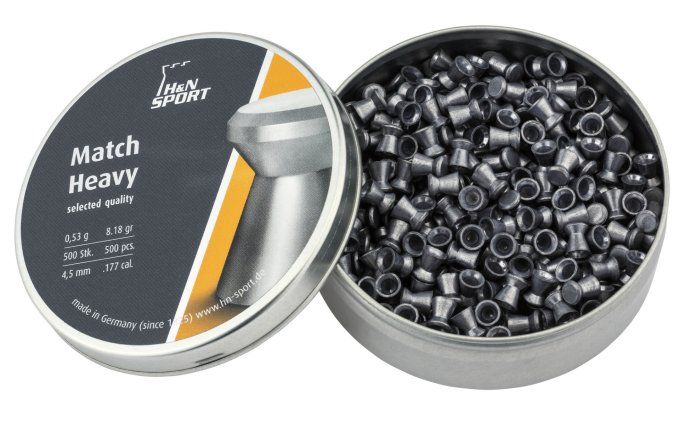 Plombs H&N Match heavy - Cal 4.5 mm X 500