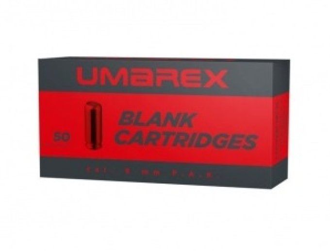 Boite de 50 Cartouches à Blanc UMAREX Cal. 9 mm PISTOLET