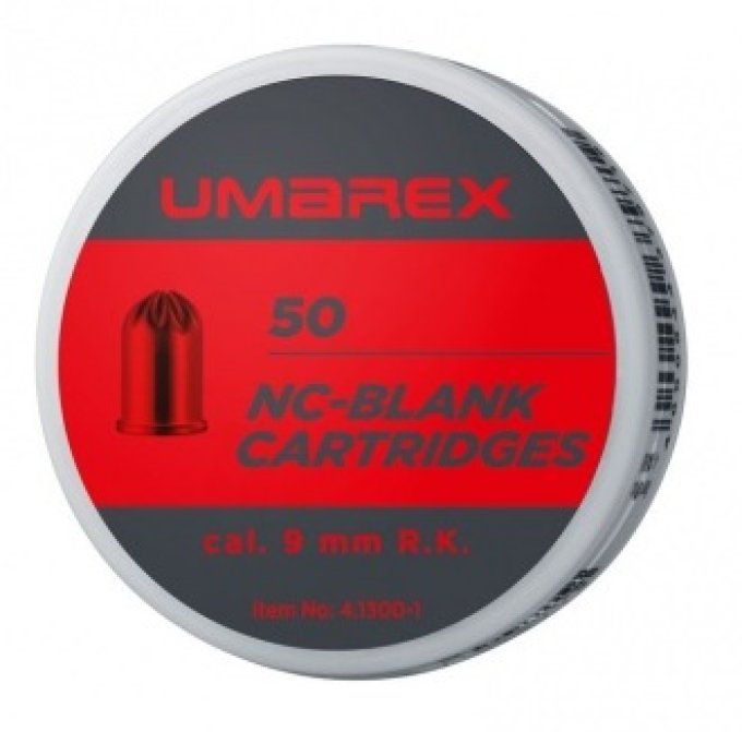 Cartouches de Défense ‘Umarex’ Cal. 9 mm 380 RK à Blanc REVOLVER