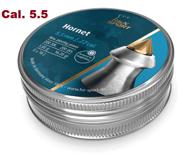 Plombs H&N Sport Hornet – Cal. 5.5 mm X 200
