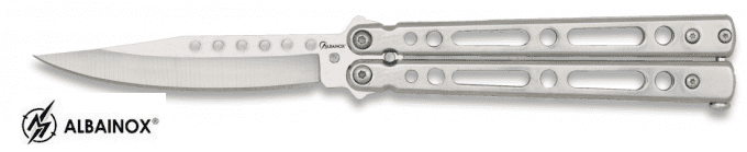 Couteau papillon tout acier lame de 9.60 cm