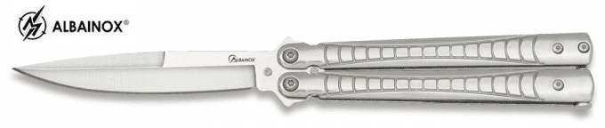 Couteau papillon acier lame de 9.70 cm