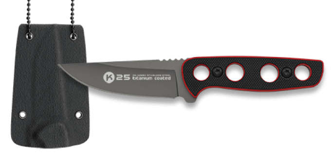 Couteau tour de cou Lame de 6.3 0 cm K25