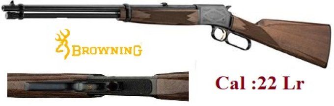 Carabine Browning MG9 à levier sous garde Cal : 22 LR