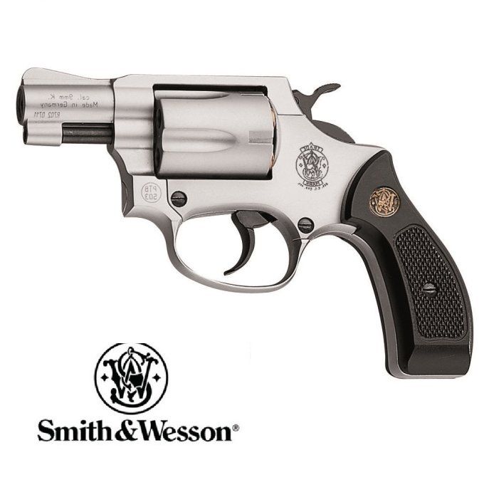 Revolver S & W CHIEFS Spécial Nickelé Chrome (Réplique)