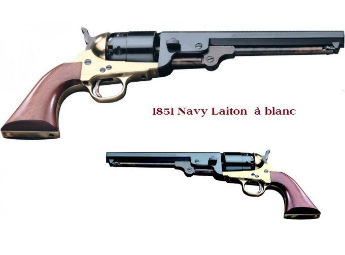 Revolver Colt 1851 Navy laiton